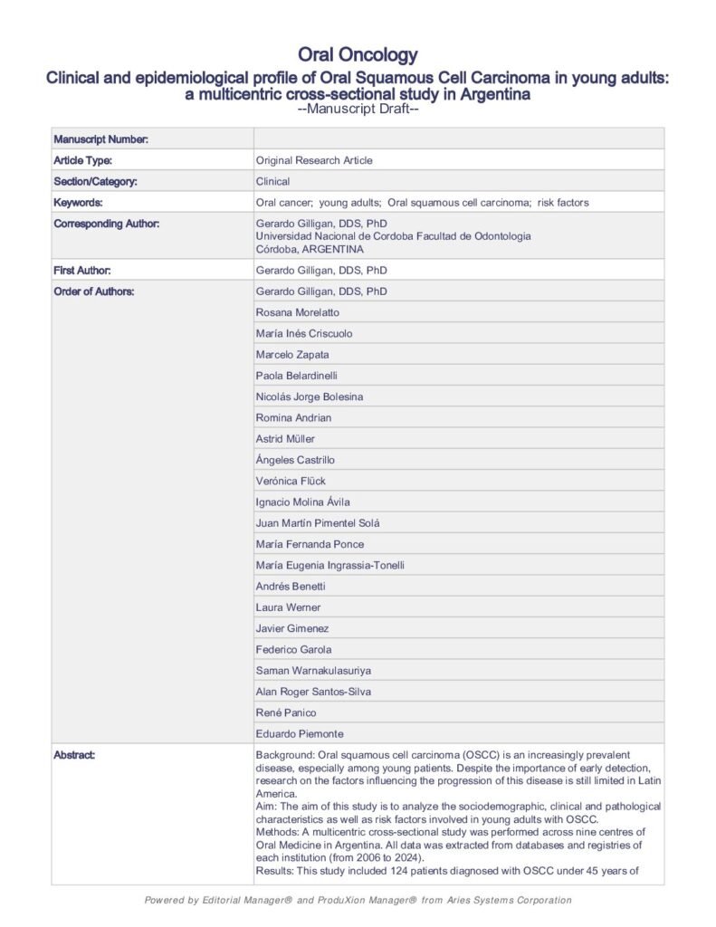 thumbnail of Cancer pacientes jovenes Argentina